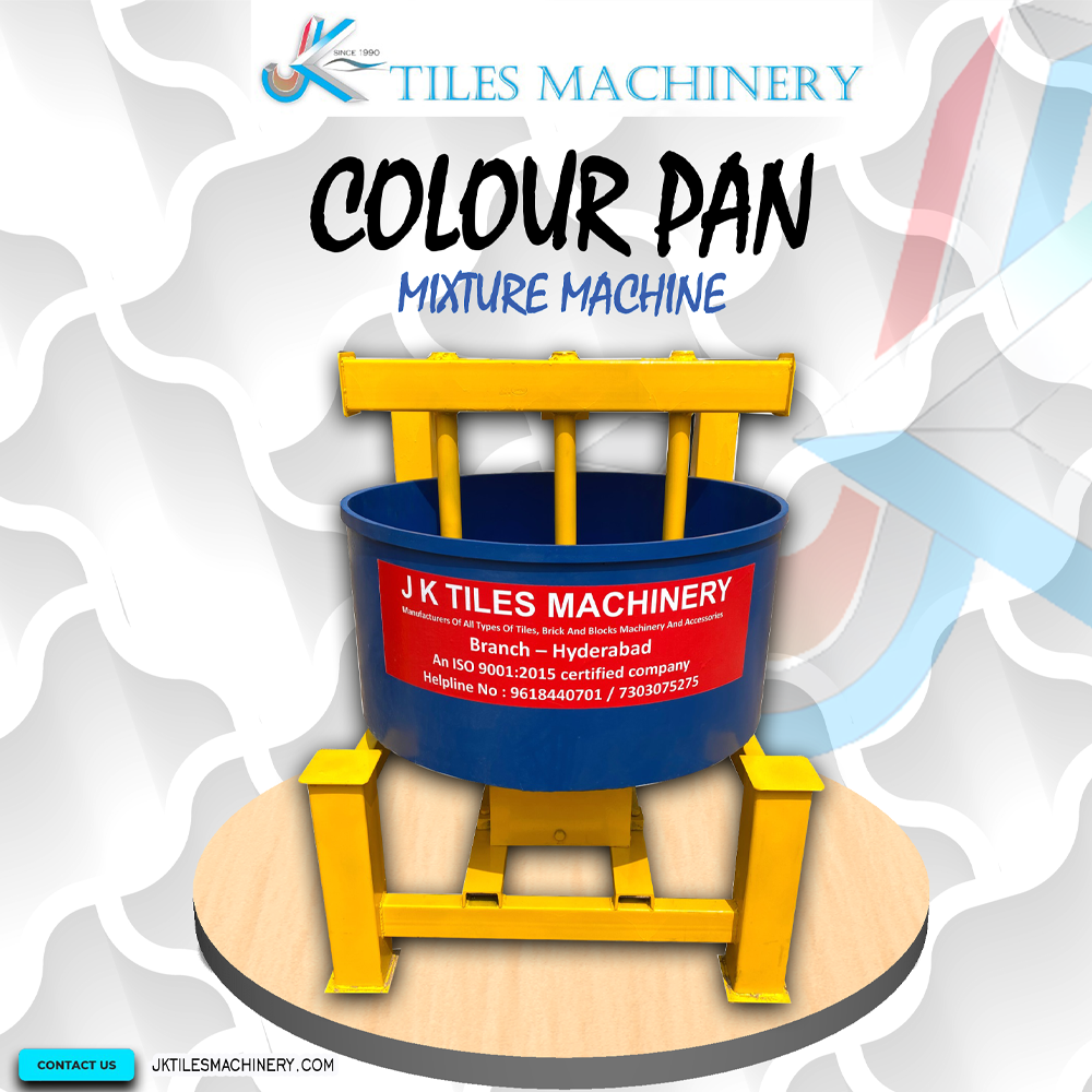 Paver Block Color Pan Mixer
